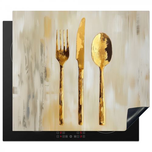 Protezione piano induzione - Vernice - Oro - Posate