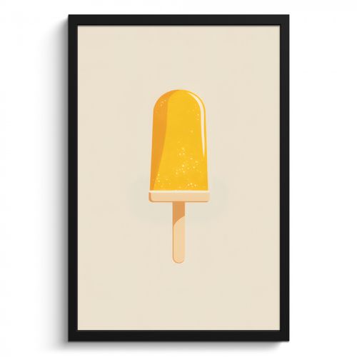 KitchenYeah - Cucina - Cornice per foto - Gelato all'arancia - stecco - acqua
