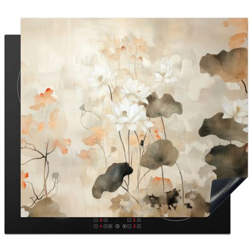 Protezione piano induzione - Fiori - Japandi - Wabi sabi