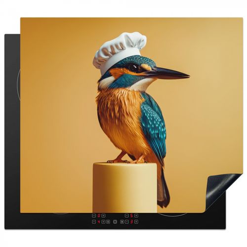 Protezione piano induzione - Martin pescatore - Colonna - Cappello da cuoco - Uccello