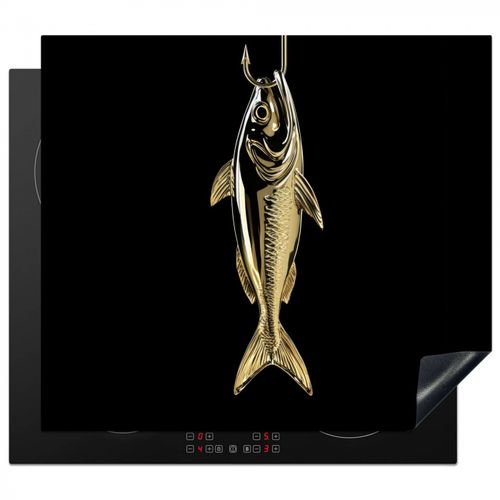 Protezione piano induzione - Oro - Pesce - Gancio - Nero