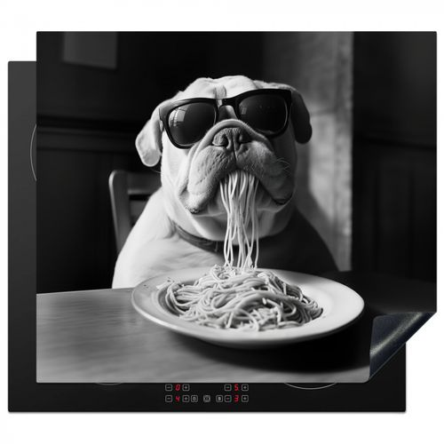 Protezione piano induzione - Cane - Bulldog - Occhiali - Duro - Animali