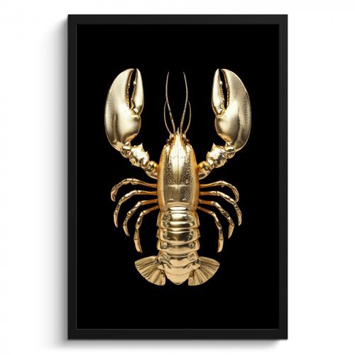 KitchenYeah - Cucina - Cornice per foto - Cancro - Oro - Struttura - Nero