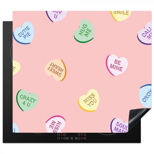 Protezione piano induzione - Cuore - Caramelle - Pastello - Testo