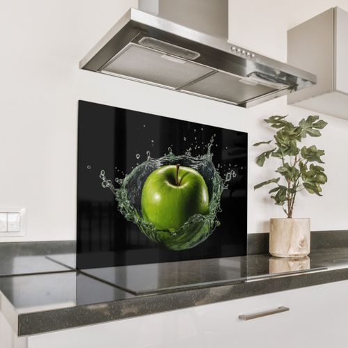 Parafango in alluminio - Mela - Verde - Frutta - Acqua - Nero