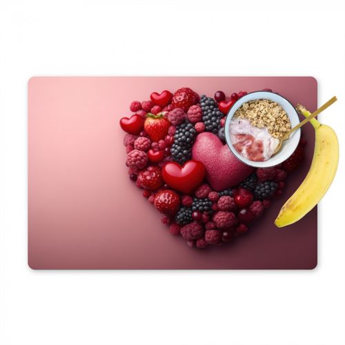 Tovagliette - Frutta - Cuori - Fragole - Lamponi - Mirtilli
