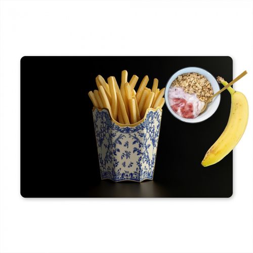 Tovagliette - Patatine fritte - Porcellana - Blu Delft - Cibo