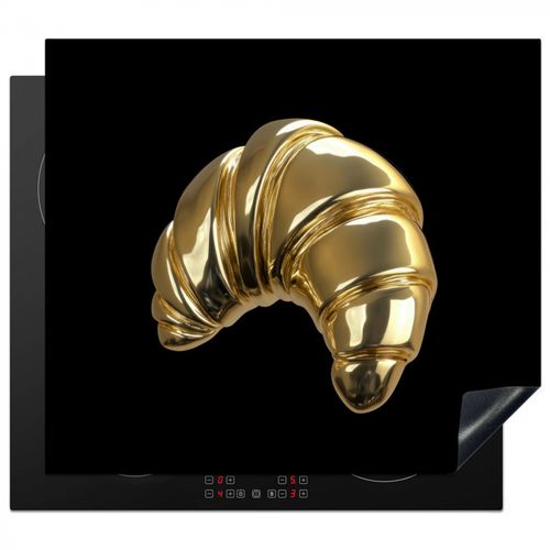 Protezione piano induzione - Croissant - Pane - Oro - Nero