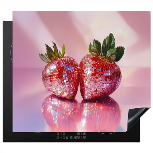 Protezione piano induzione - Disco - Frutta - Glitter - Fragola