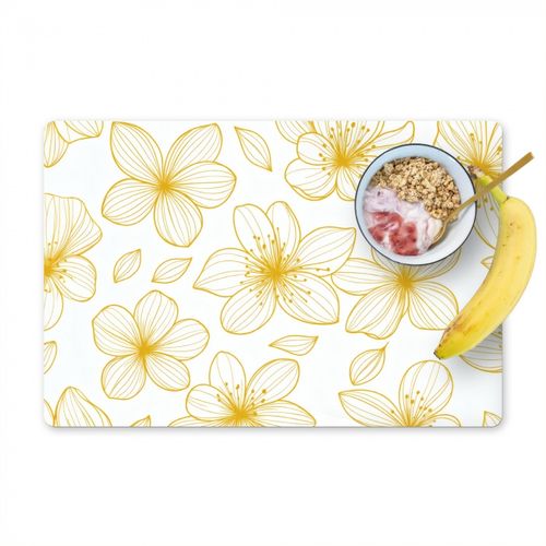 Fiori - Motivo - Illustrazione - Giallo