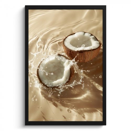 KitchenYeah - Cucina - Cornice per foto - Acqua di cocco - Acqua - Beige - Spruzzi