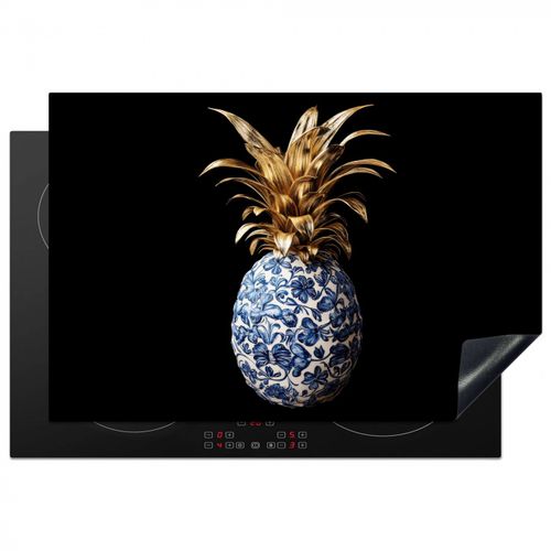Protezione piano induzione - Ananas - Motivo floreale - Oro - Delftware