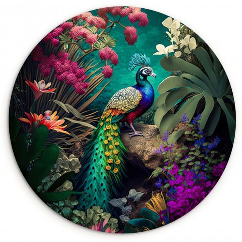 Quadro rotondo - Splendore esotico