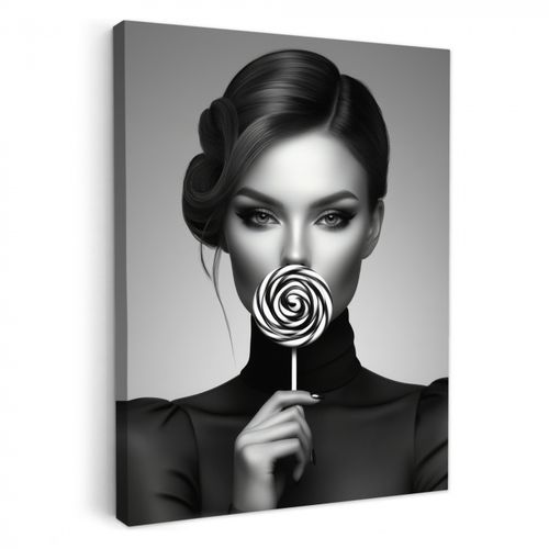 Dipinti su tela - Donna - Lolly - Nero
