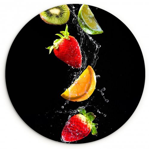 Quadro rotondo - Danza dell'acqua fruttata