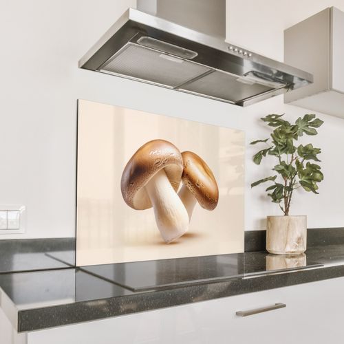 Parafango in alluminio - Funghi - Morbido - Beige