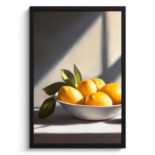 KitchenYeah - Cucina - Cornice per foto - Limoni - Natura morta - Giallo