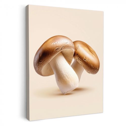Dipinti su tela - Funghi - Morbido - Beige