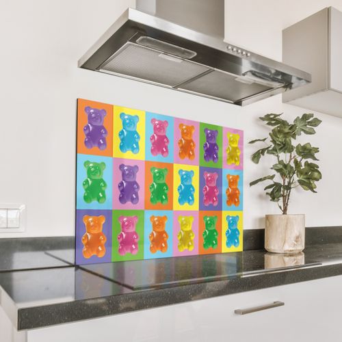 Parafango in alluminio - Arte - Caramelle - Colori