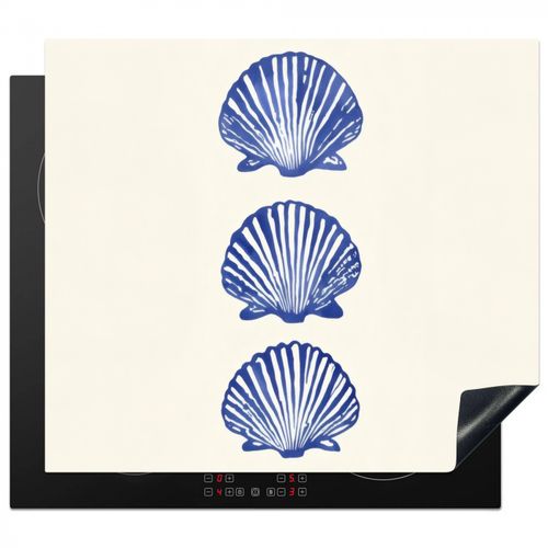 Protezione piano induzione - Conchiglie - Blu - Modello