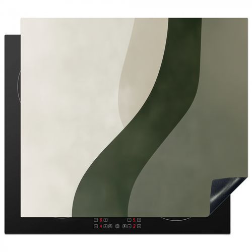 Protezione piano induzione - Giappone - Verde - Astratto - Moderno