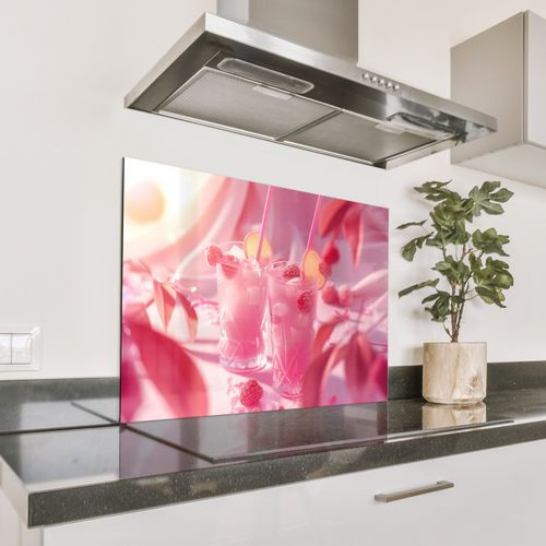 Parafango in alluminio - Bevande estive rosa