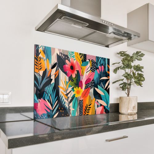 Pittura - Astratto - Fiori - Rosa