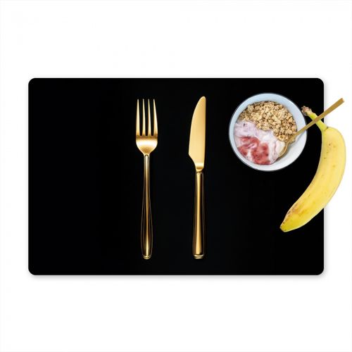Tovagliette - Posate - Oro - Coltello - Forchetta