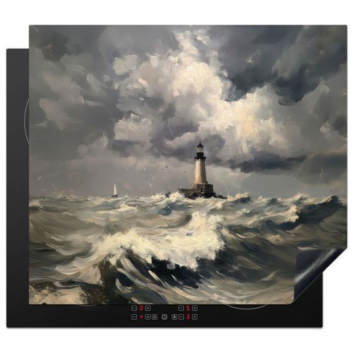 Protezione piano induzione - Faro - Onde - Tempesta