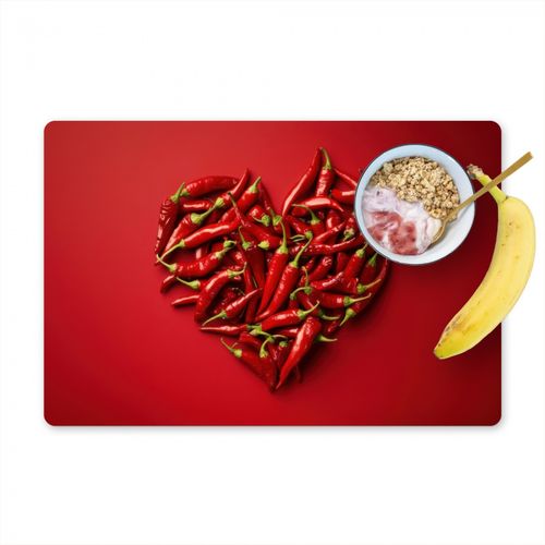 Tovagliette - Peperoni - Rossi - Cuore