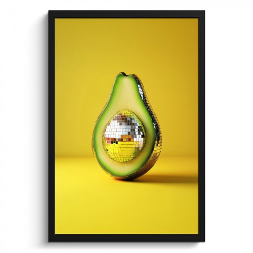 KitchenYeah - Cucina - Cornice per foto - Avocado - Discoball - Giallo - Brillantini