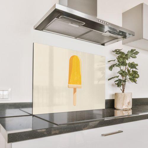 Parafango in alluminio - Gelato all'arancia - stecco - acqua