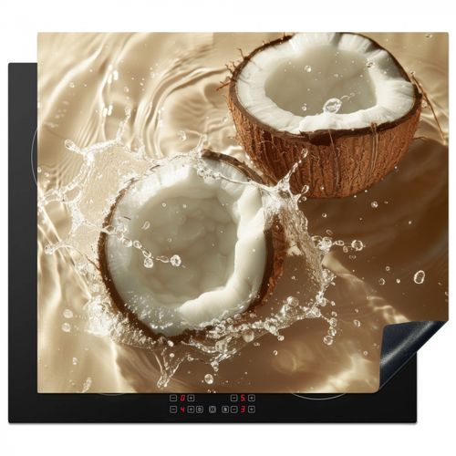 Protezione piano induzione - Acqua di cocco - Acqua - Beige - Spruzzi