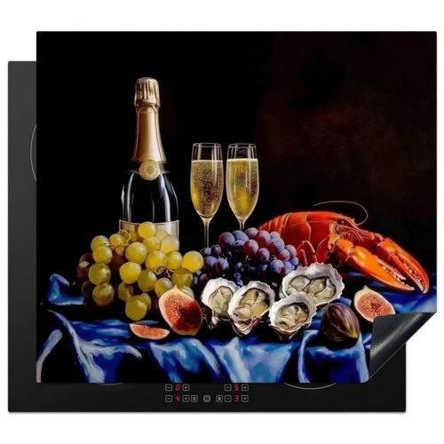Protezione piano induzione - Champagne - Lusso - Ostriche