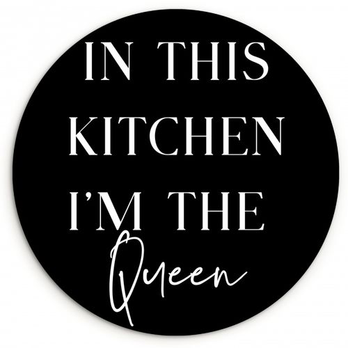 Quadro rotondo - Monarchia in cucina