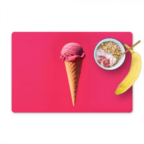 Tovagliette - Paletta per gelato - Rosa - Corno