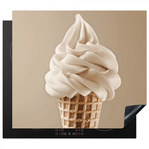 Protezione piano induzione - Gelato - Gelato soft - Cremoso - Corno - Beige