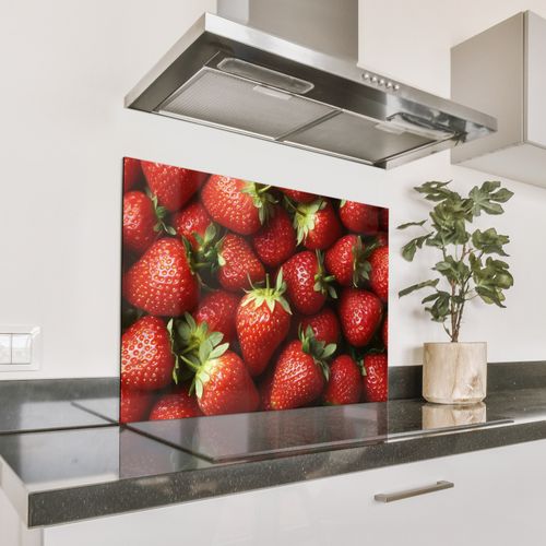 Parafango in alluminio - Fragola - Frutta - Rosso