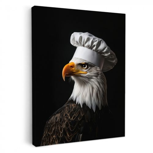 Dipinti su tela - Aquila - America - Cappello da cuoco - Uccello - Fiero