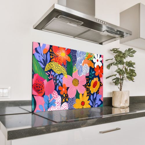 Colorato - Fiori - Astratto - Puntini