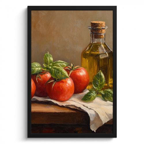 KitchenYeah - Cucina - Cornice per foto - Pomodori - Olio d'oliva - Natura morta