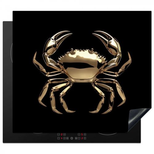 Protezione piano induzione - Oro - Granchio - Animali - Nero