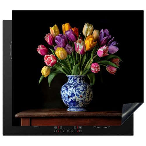 Protezione piano induzione - Tulipani - Colori - Vaso