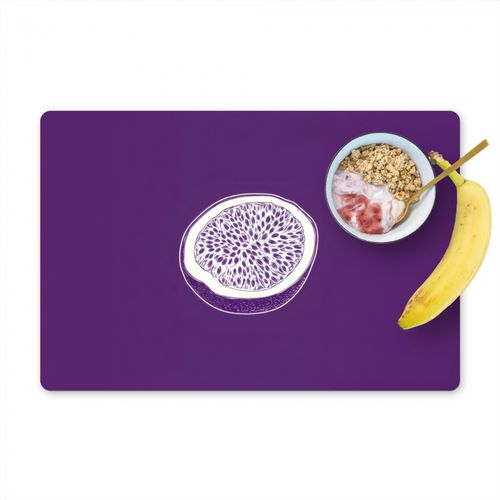 Tovagliette - Frutto della passione - Semi - Viola - Minimalista