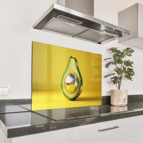 Parafango in alluminio - Avocado - Discoball - Giallo - Brillantini