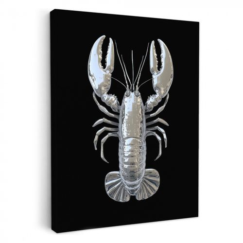 Dipinti su tela - Aragosta - Argento - Metallizzato - Lusso
