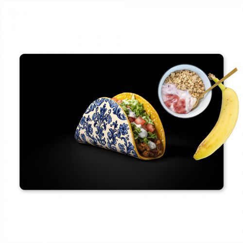 Tovagliette - Taco - Carne - Insalata - Blu Delft - Motivo