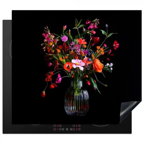 Protezione piano induzione - Bouquet - Fiori di campo - Vaso