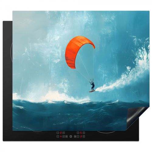 Protezione piano induzione - Kitesurfer - Arancione - Mare - Cielo