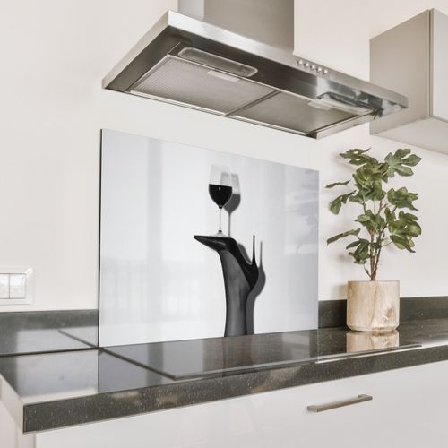 Parafango in alluminio - Tacco - Vino - Minimalista - Nero